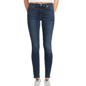 7 For All Mankind Ankle Gwenevere Jeans Size 29" Waist Blue Zip Up Mid Rise NWT